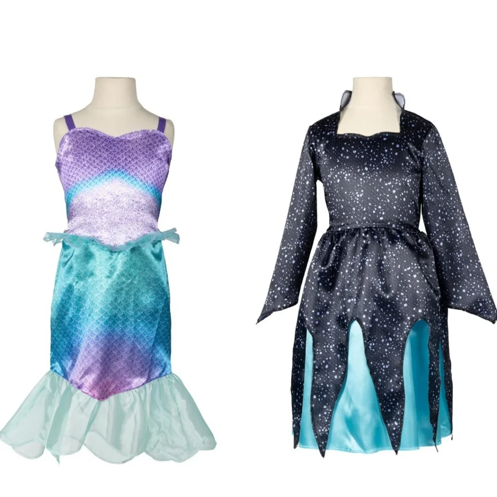 Disney The Little Mermaid Ariel & Ursula Dress Up Trunk, Treasure Chest